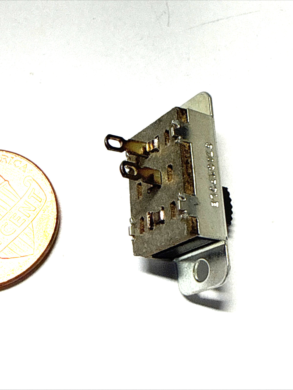one SPST Slide Switch 3A- 125 VAC / 0.5A -125 VDC made by STACKPOLE