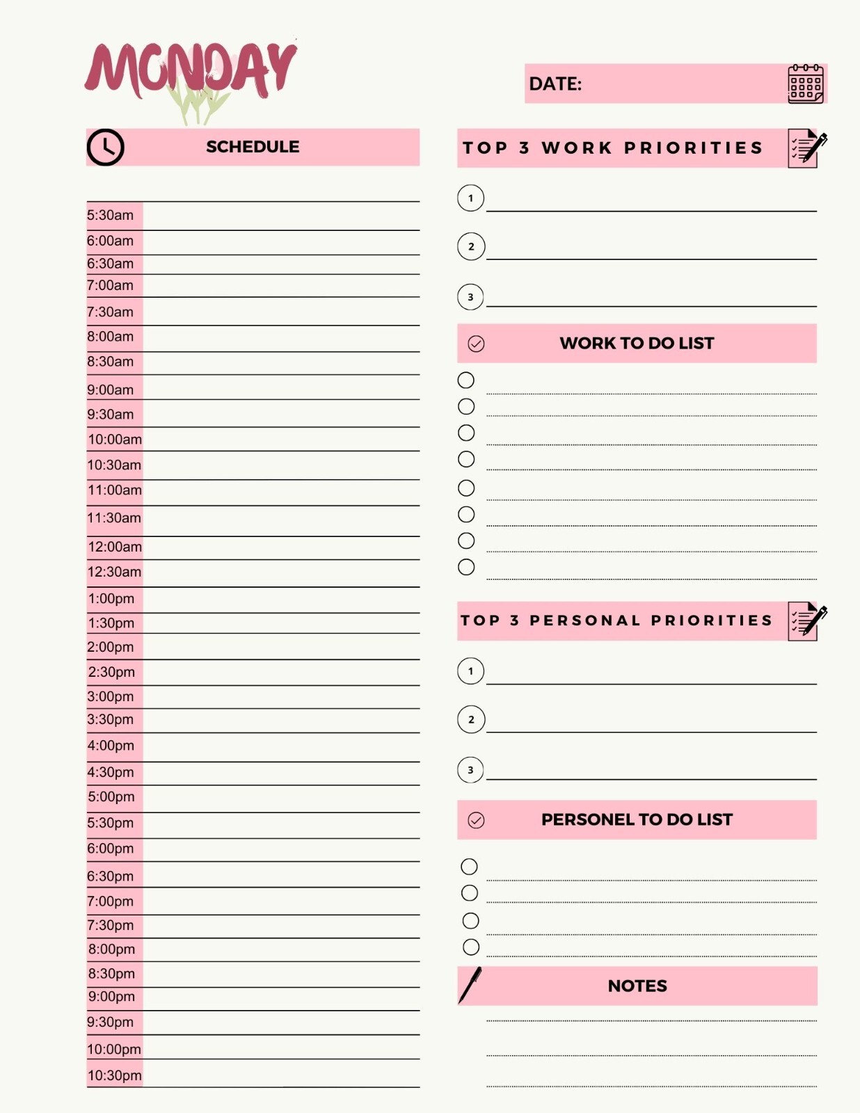 Digital Planner | Work From Home Goodnotes iPad Planner Digital Journal Pdf