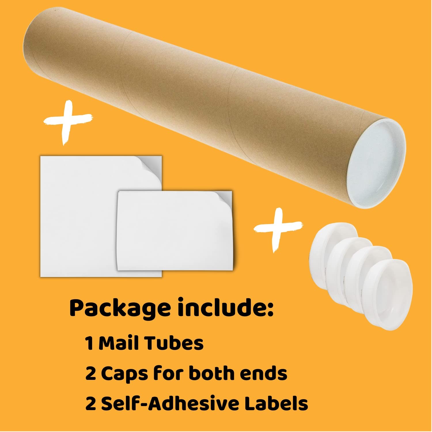 Mailing Tubes with Plastic Caps Shipping Cardboard Blueprints Artwork Poster …