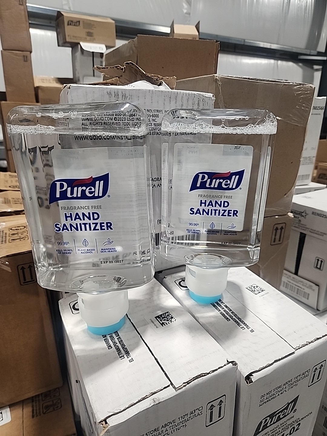 PURELL 8351-02 1200 mL Advanced Hand Sanitizer Foam – Fragrance Free (2CT) New