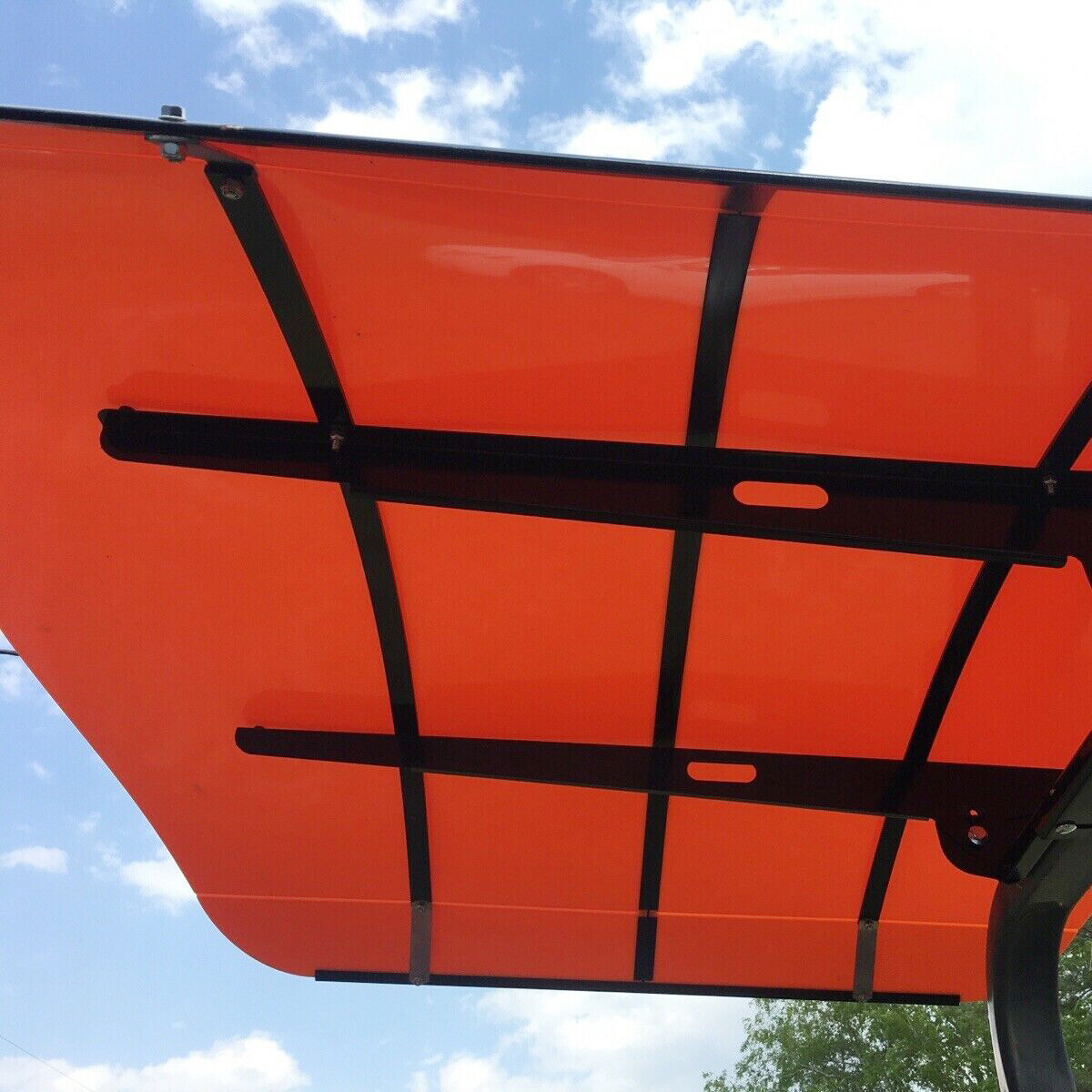 Sun Shield Tuff Top Tractor Canopy For ROPS 48-3/8″ X 48-3/8″ – Orange