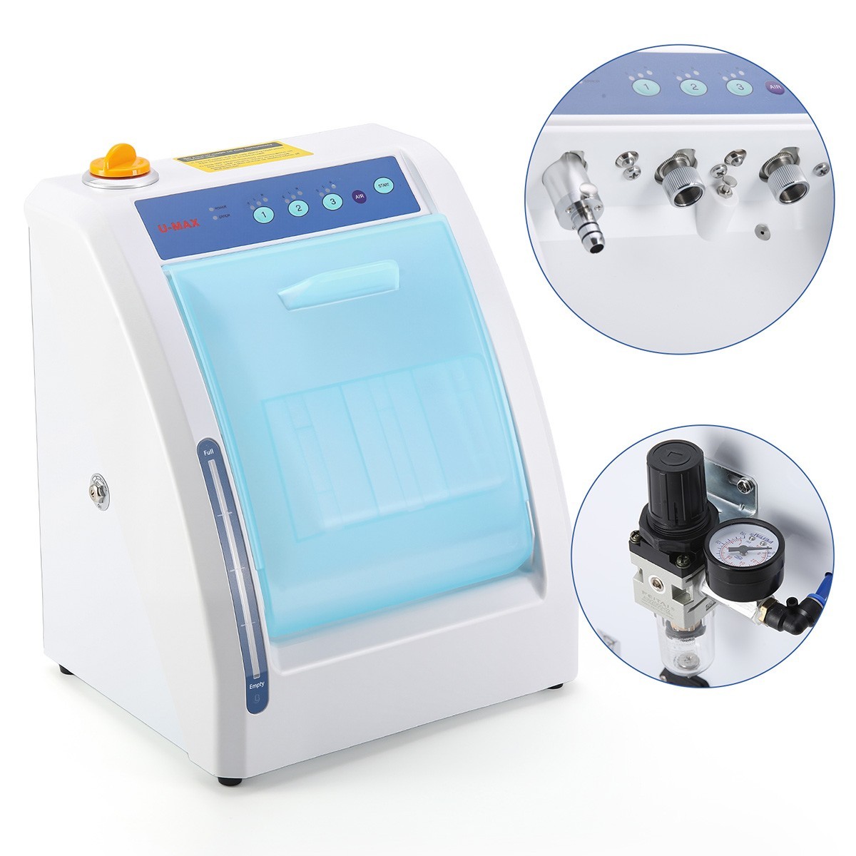 Portable Dental Delivery Unit Cart 4 Holes /Handpiece Maintenance Lubrication