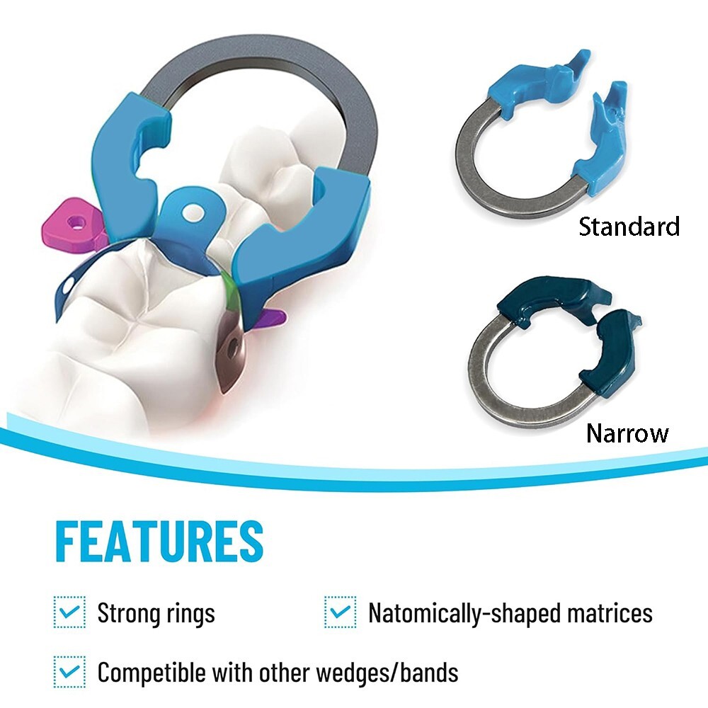 Dental Matrix Bands Ring Sectional Matrice Clamp Pliers Fit Palodent V3 System
