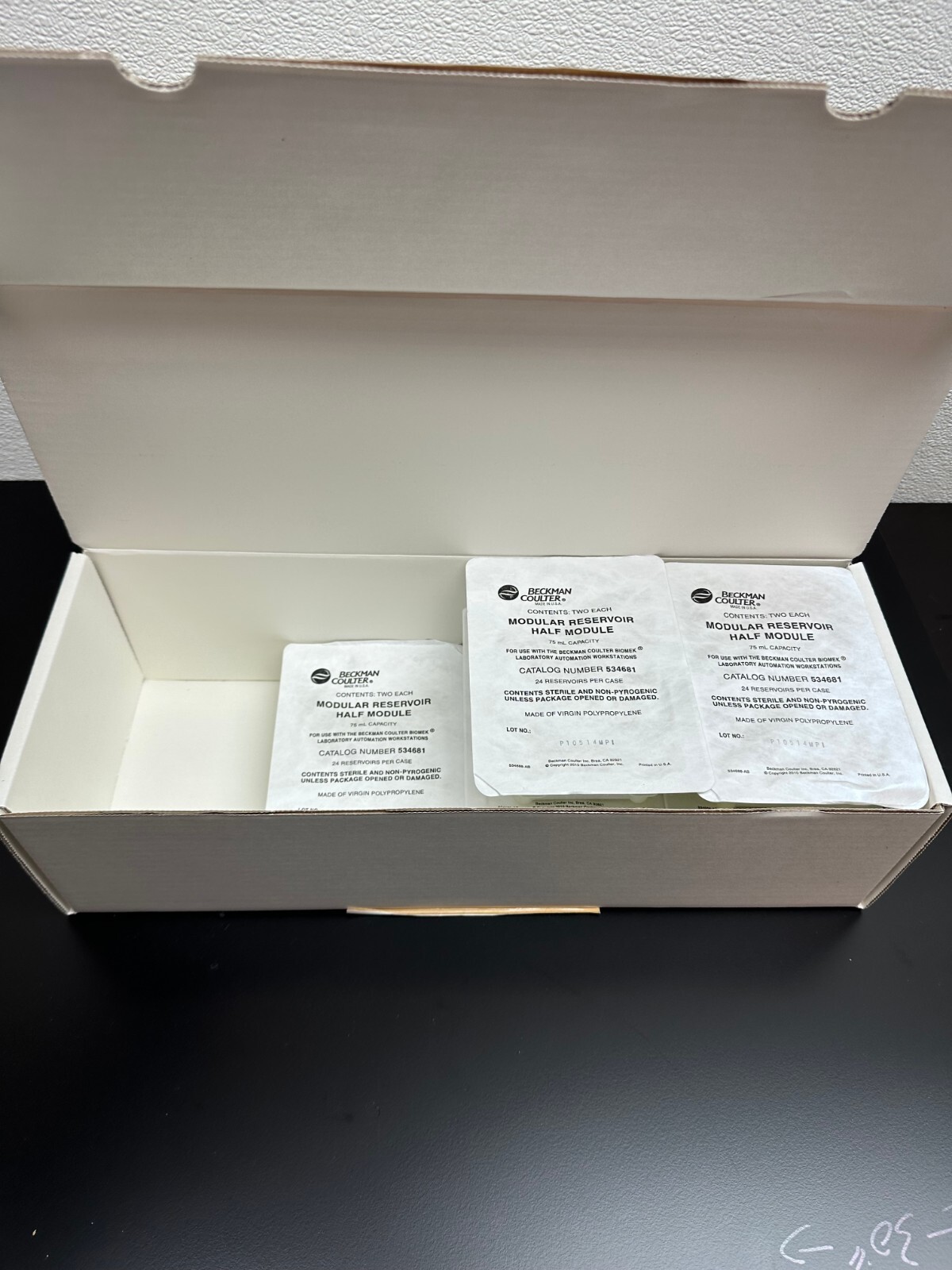 Beckman Coulter Biomak REF 534681 Modular Reservoir 75 mL Half Module