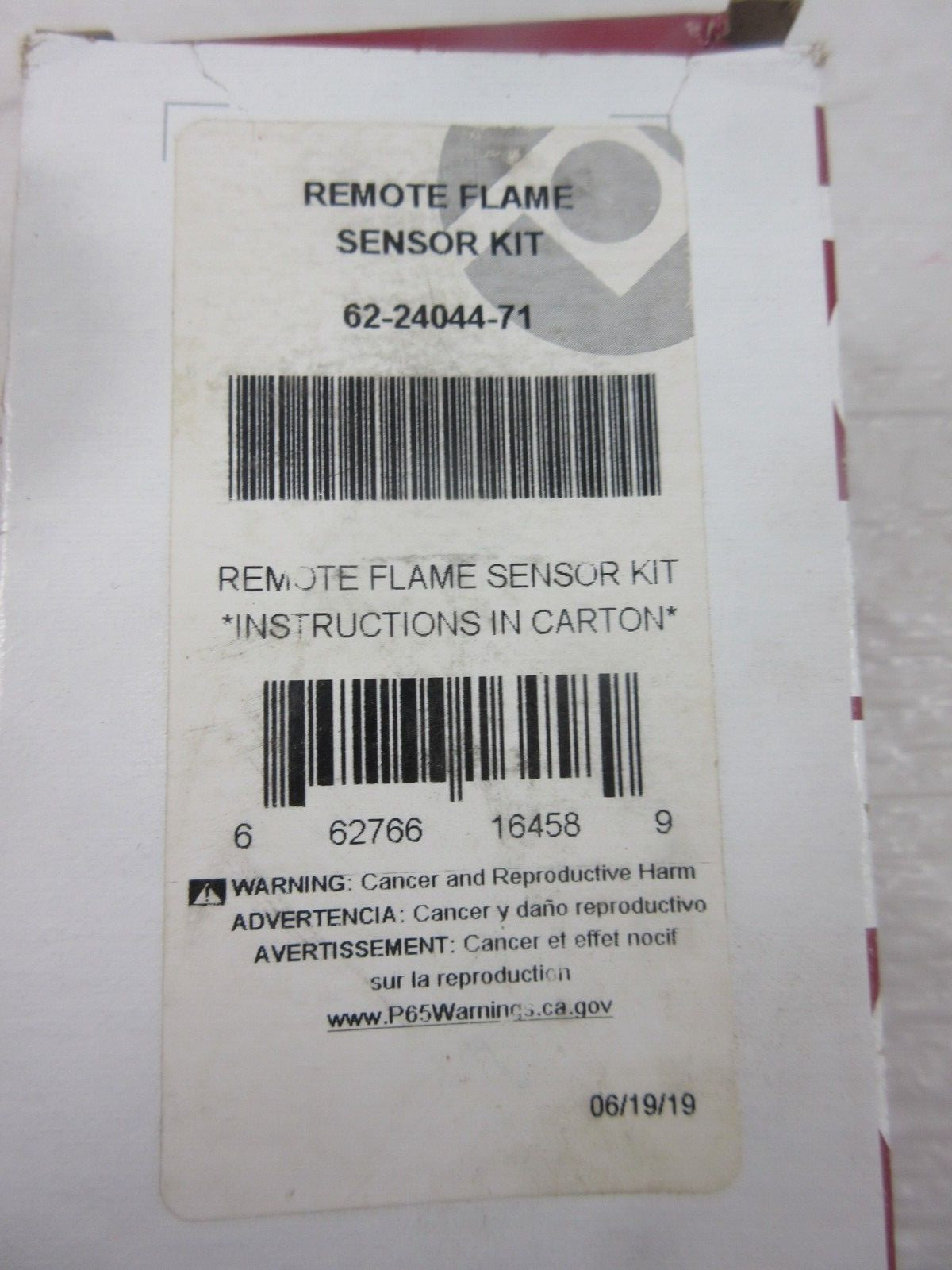 RHEEM RUUD WEATHER KING 62-24044-71 62-23543-01 PSE RH8 REMOTE FLAME SENSOR