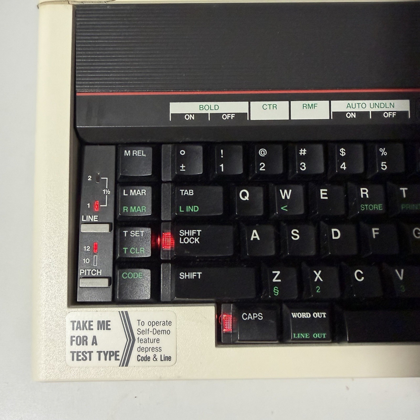 Vintage Brother Correctronic 340 Electronic Typewriter Word-Spell Dictionary
