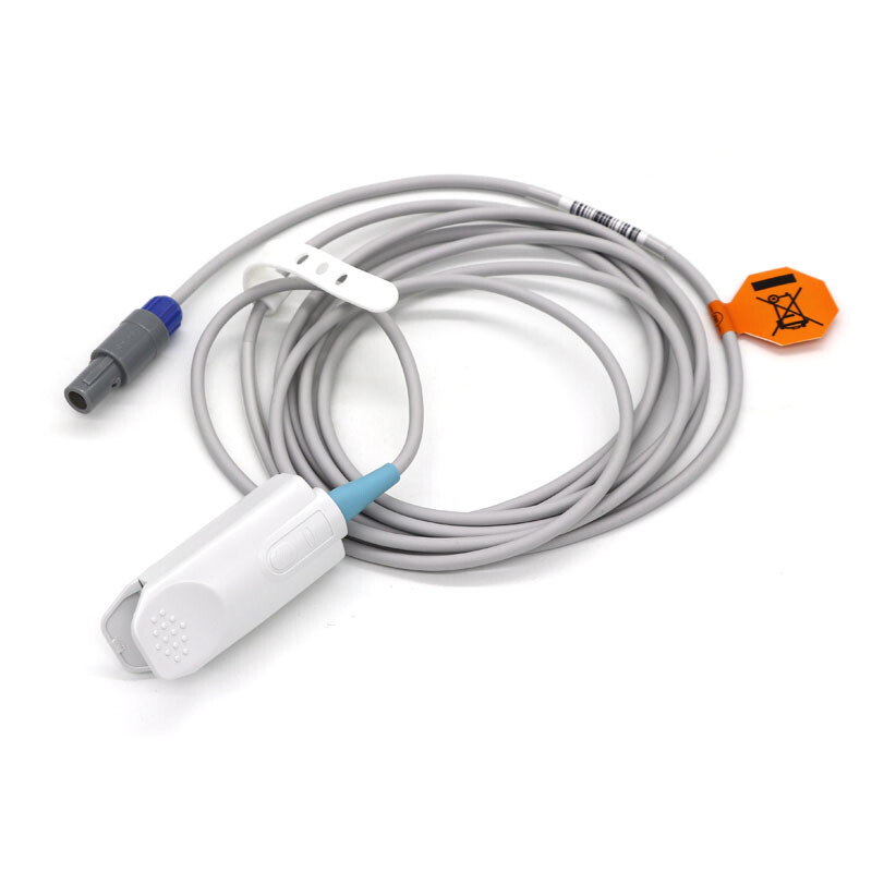 Adult Finger Clip SpO2 Sensor Blood Oxygen Probe Fit For Nihon KohdenCMS60C 5Pin