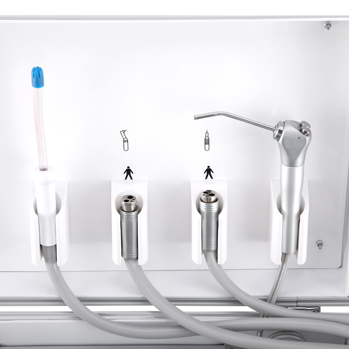 2 Types Dental Portable Mobile Delivery Unit Air Compressor Suction System 4Hole