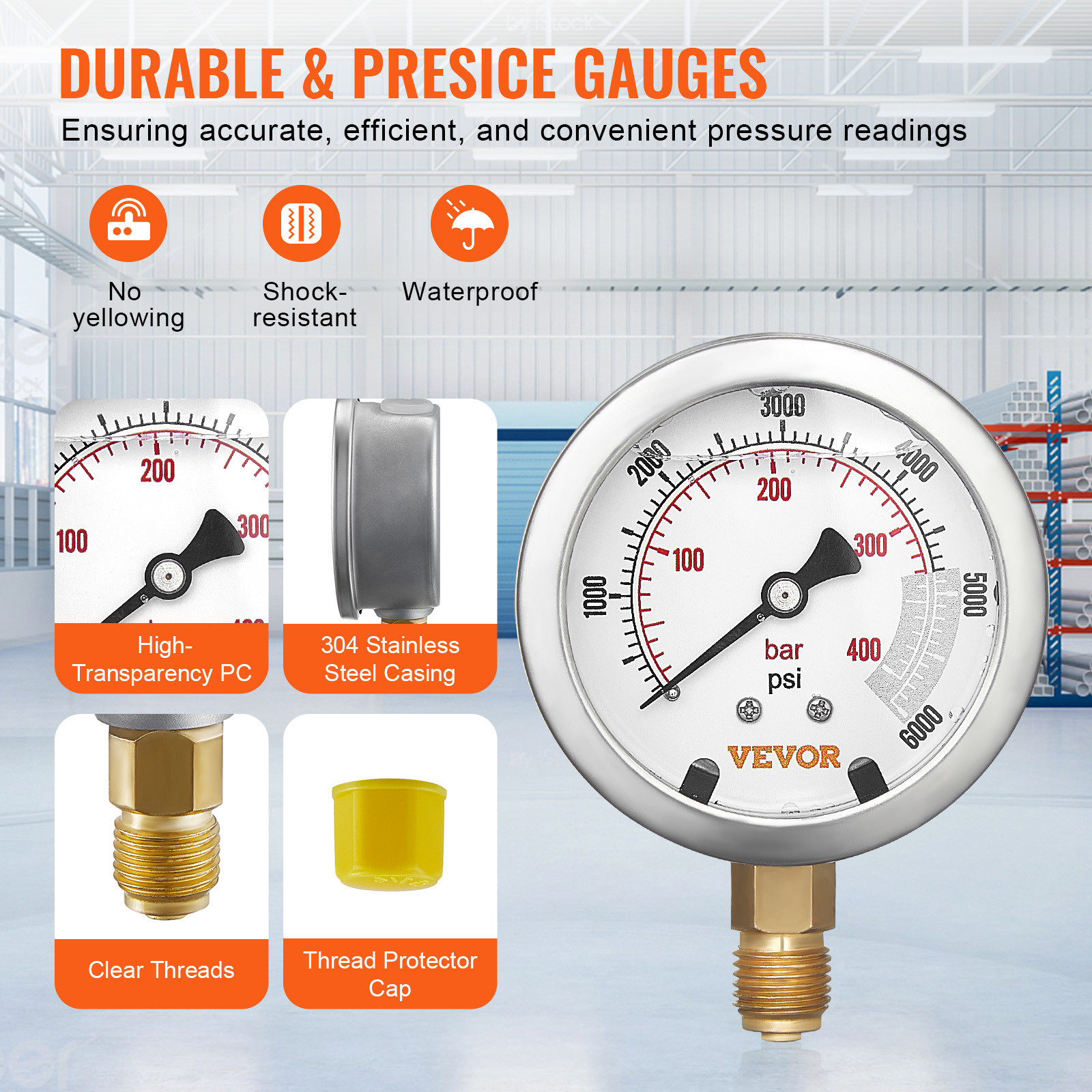 Hydraulic Pressure Test Kit 5 Gauges 13 Couplings 14 Tee Connectors 5 Hose
