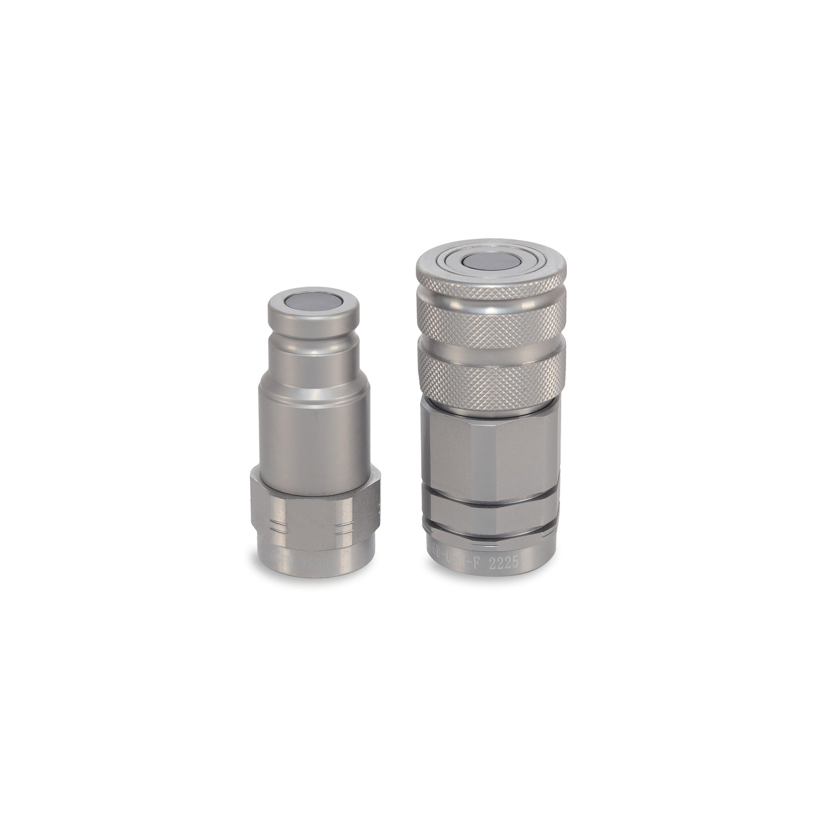 3/8″ Flat Face Hydraulic Quick Couplers Set – 3/8″ NPT Thread