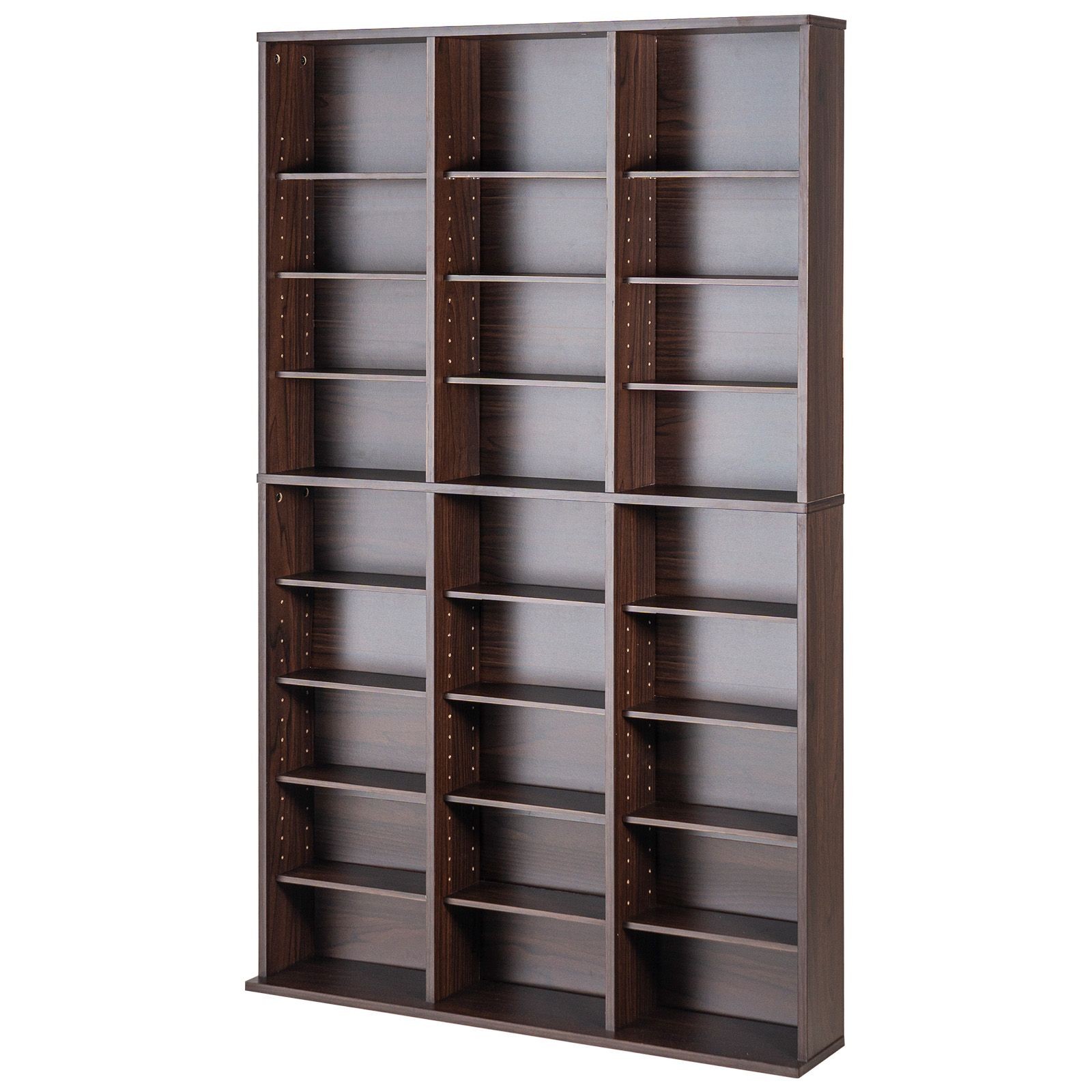 Media Storage Cabinet, 9 – layer DVD Shelf Holds up to 756 CDs, Adjustable CD