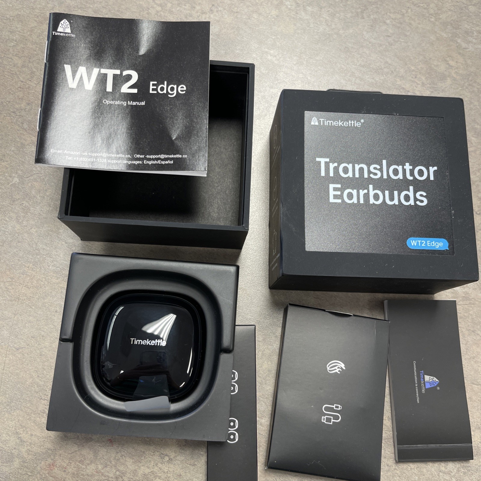 Timekettle WT2 Edge Simultaneous Real-time Translator Earbuds 1 x Owner