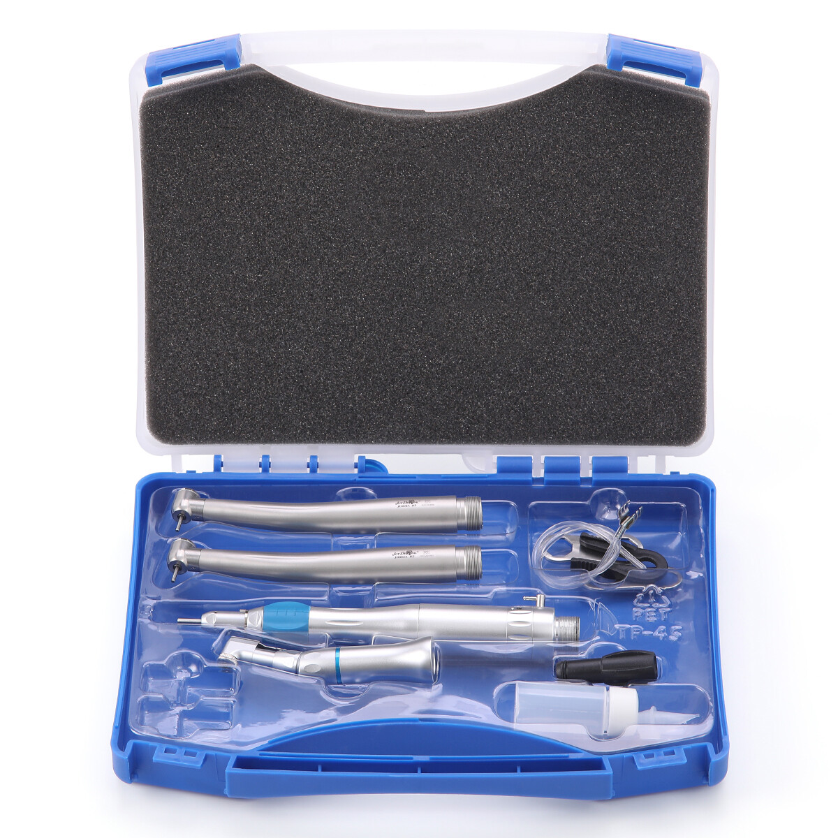 Joydental Dental Low High Speed Handpiece Kit/ Contra Angle+Straight+Air Motor
