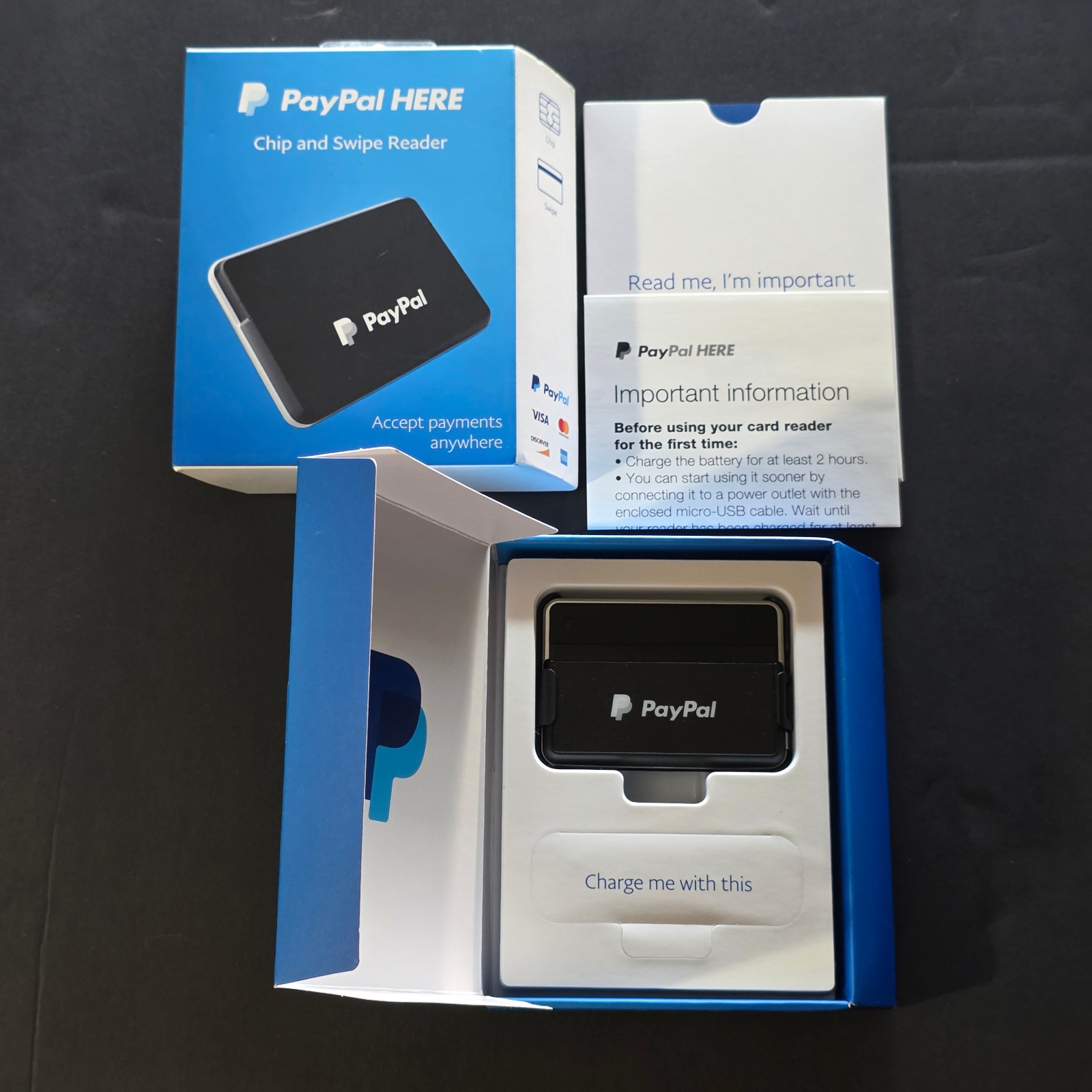 PayPal HERE Chip and Swipe Card Reader – Android – Iphone – Play Store – Apple