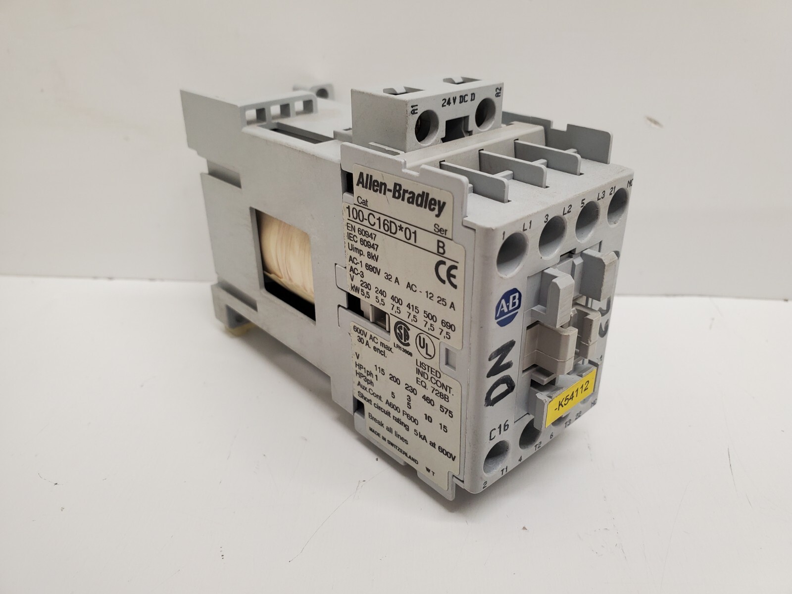 GUARANTEED! ALLEN-BRADLEY 24VDC COIL COTACTOR 100-C16D*01