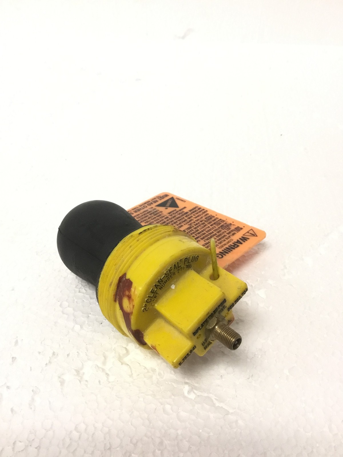 Cherne 271-705 2″ Clean-Seal Test Plug Pipe Plug Cleanout Plug FREE SHIPPING