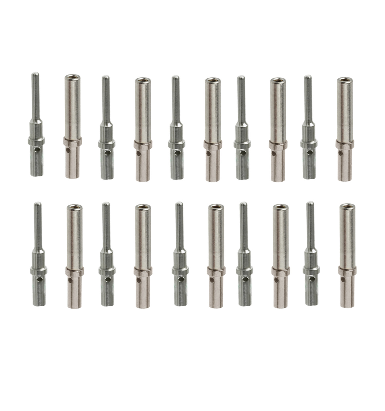 [20x] Deutsch DTM 20-22 Gauge Pin Solid Terminals Male and Female