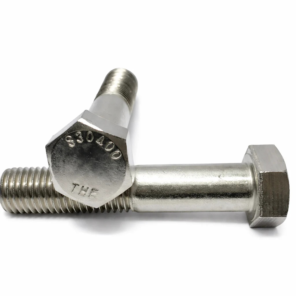 BULK BOX! 7/8″-9×12 1/2″ 6″ Thd UNC Hex Cap Screws Coarse Stain A2 10pcs