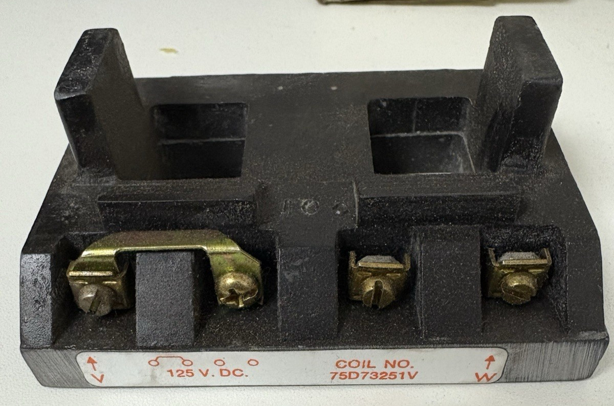Furnas 75D73251V Magnetic Coil 125V DC Series A Sizes 3 & 3 1/2 New!!!