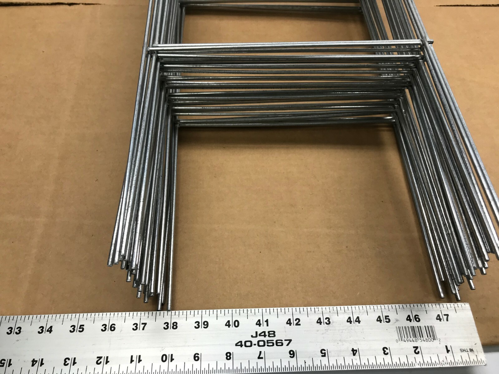 50 Metal Stakes 24» H-FRAME Wire Step Stakes 10×24 in x 9 Gauge Galvanized Wire