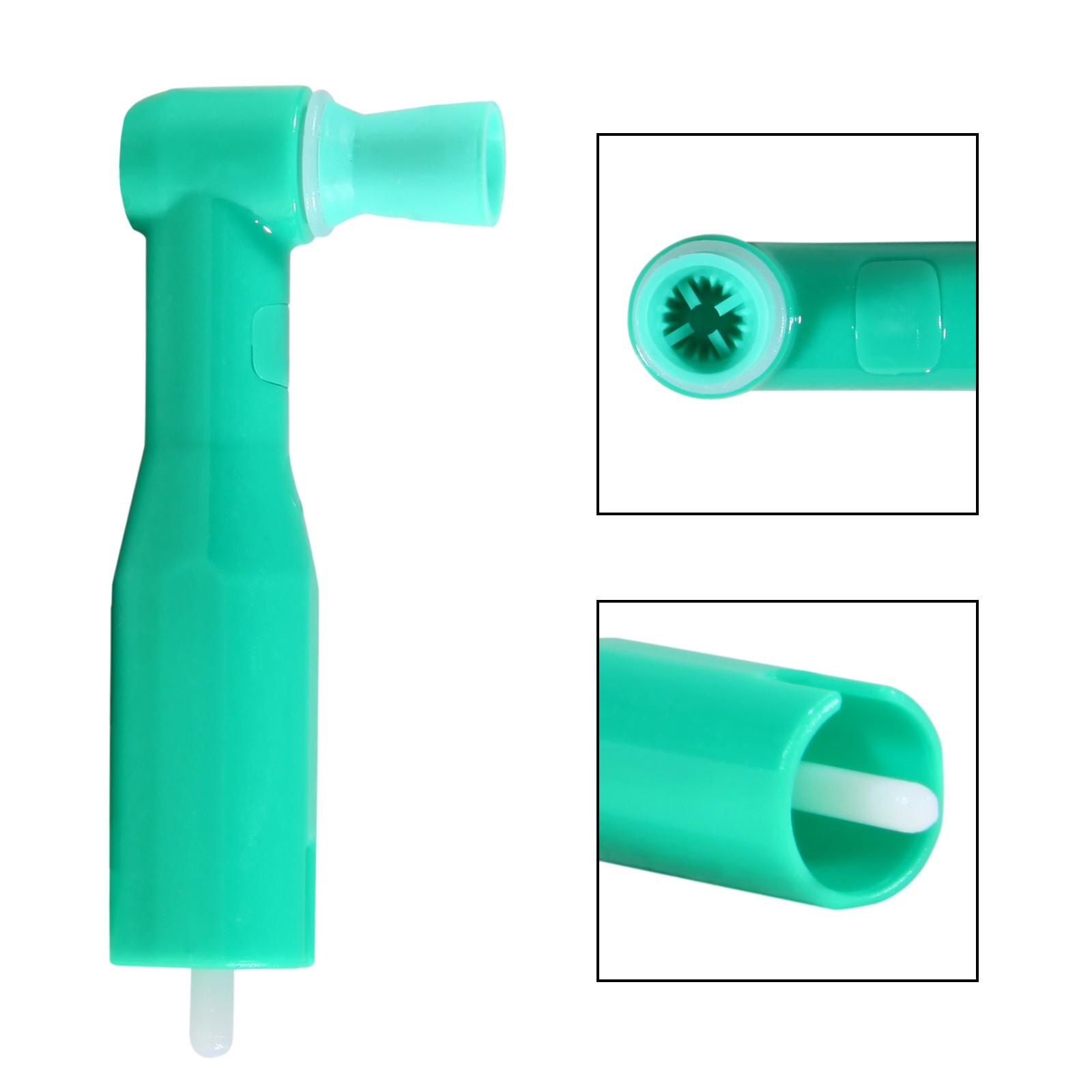 Dental Disposable Prophy Angles Soft Cup Latex Free 90° Polishing Cups Green