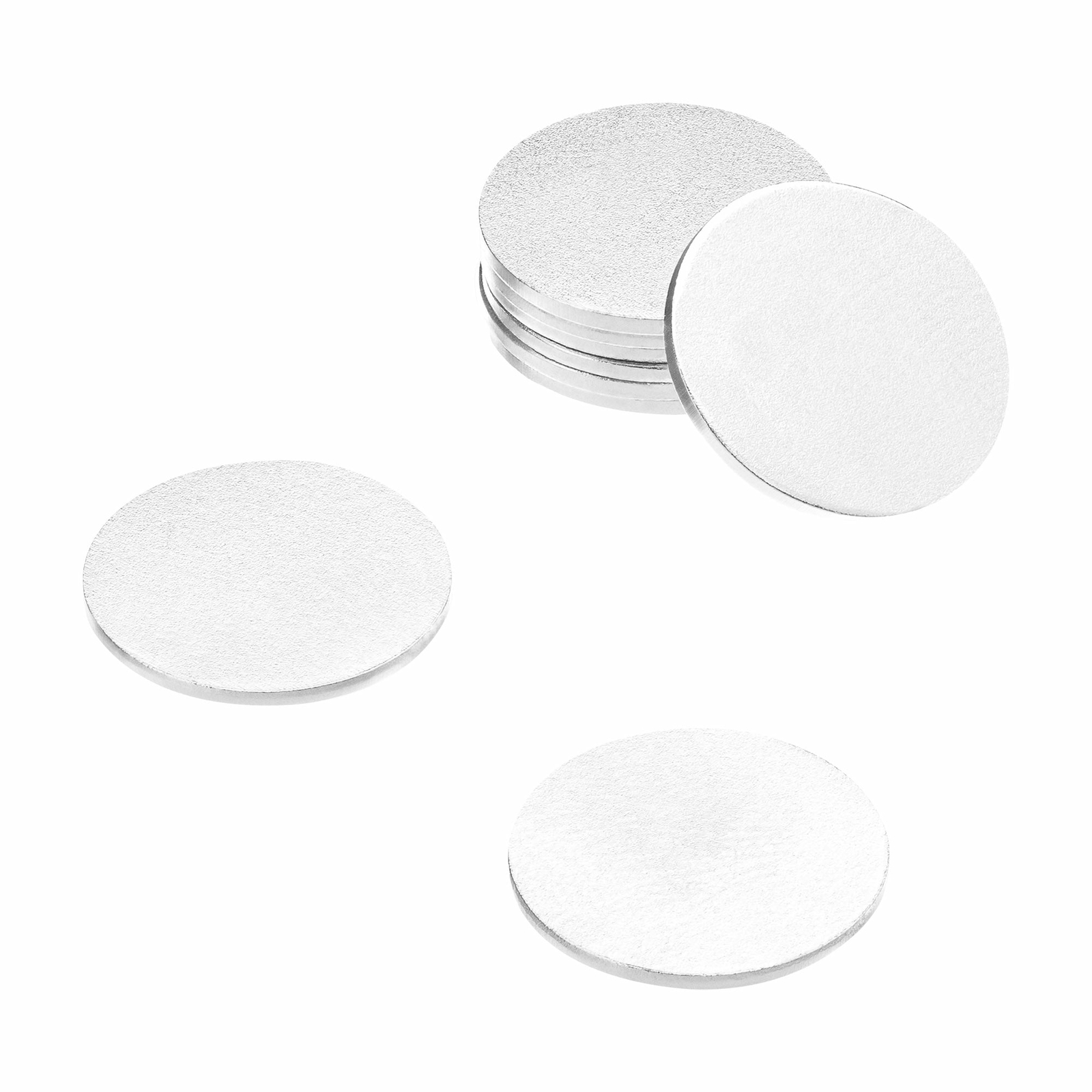 3/8 Inch Steel Disc, Blank Metal Strike Plates (250 Pack)