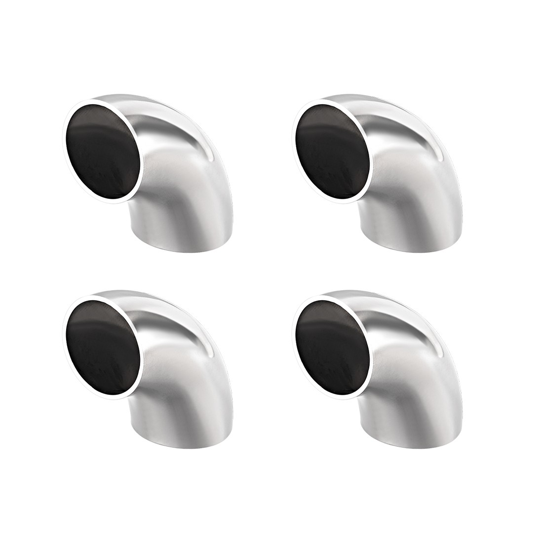 Stainless Steel Pipe Fitting 90 Degree Elbow Butt-Weld 1-1/4″ OD 1.5mm 4pcs