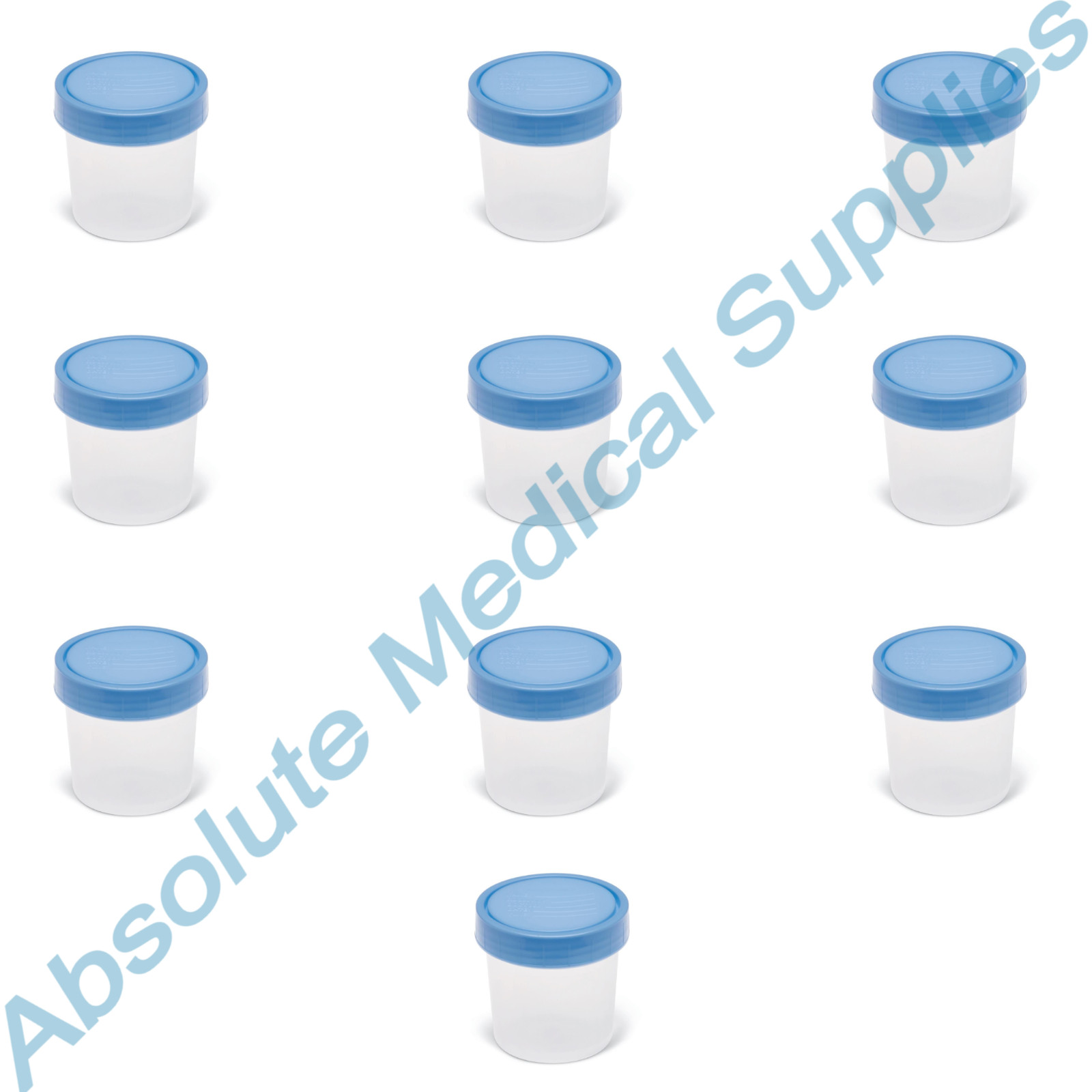 *10-Pack* Medline Specimen Container With Lid 4oz DYND30331