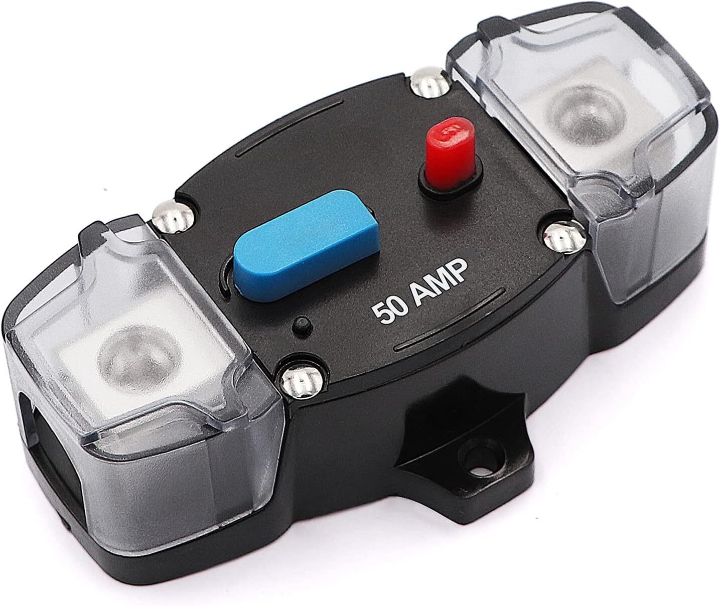 30A-250A Amp 12-48V DC Inline Circuit Breaker with Dust Cover Auto/Solar/RV/Boat