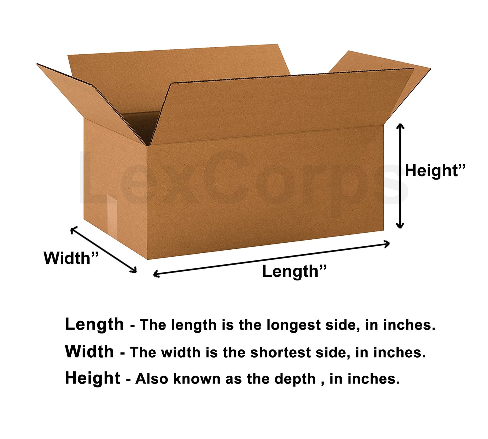 18x12x5 SHIPPING BOXES STRONG 32 ECT 25 Pack