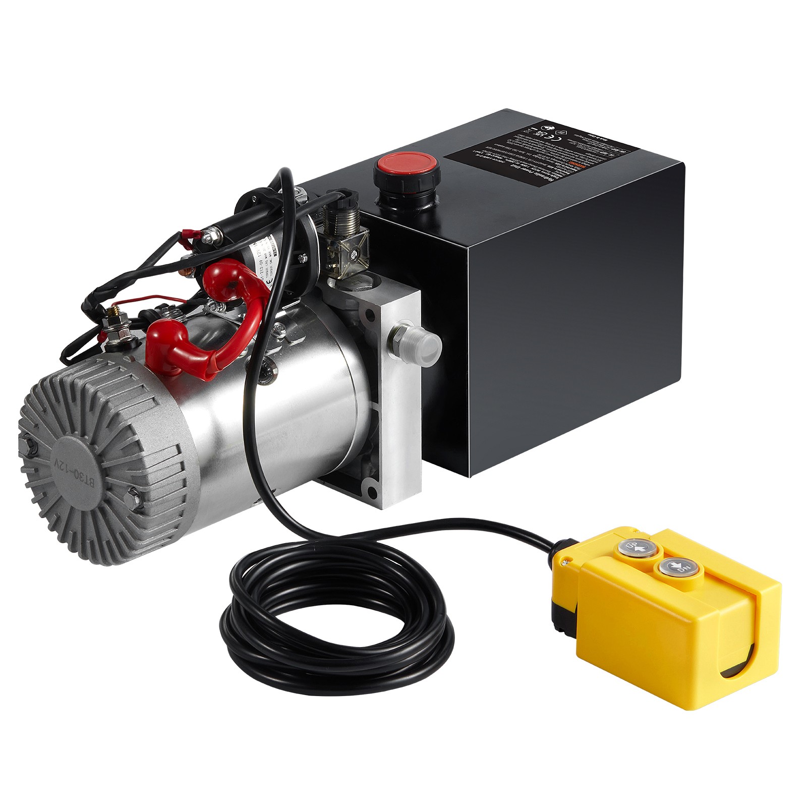 4 Quart Single Acting Hydraulic Dump Trailer Power Unit Lift Remote Remote