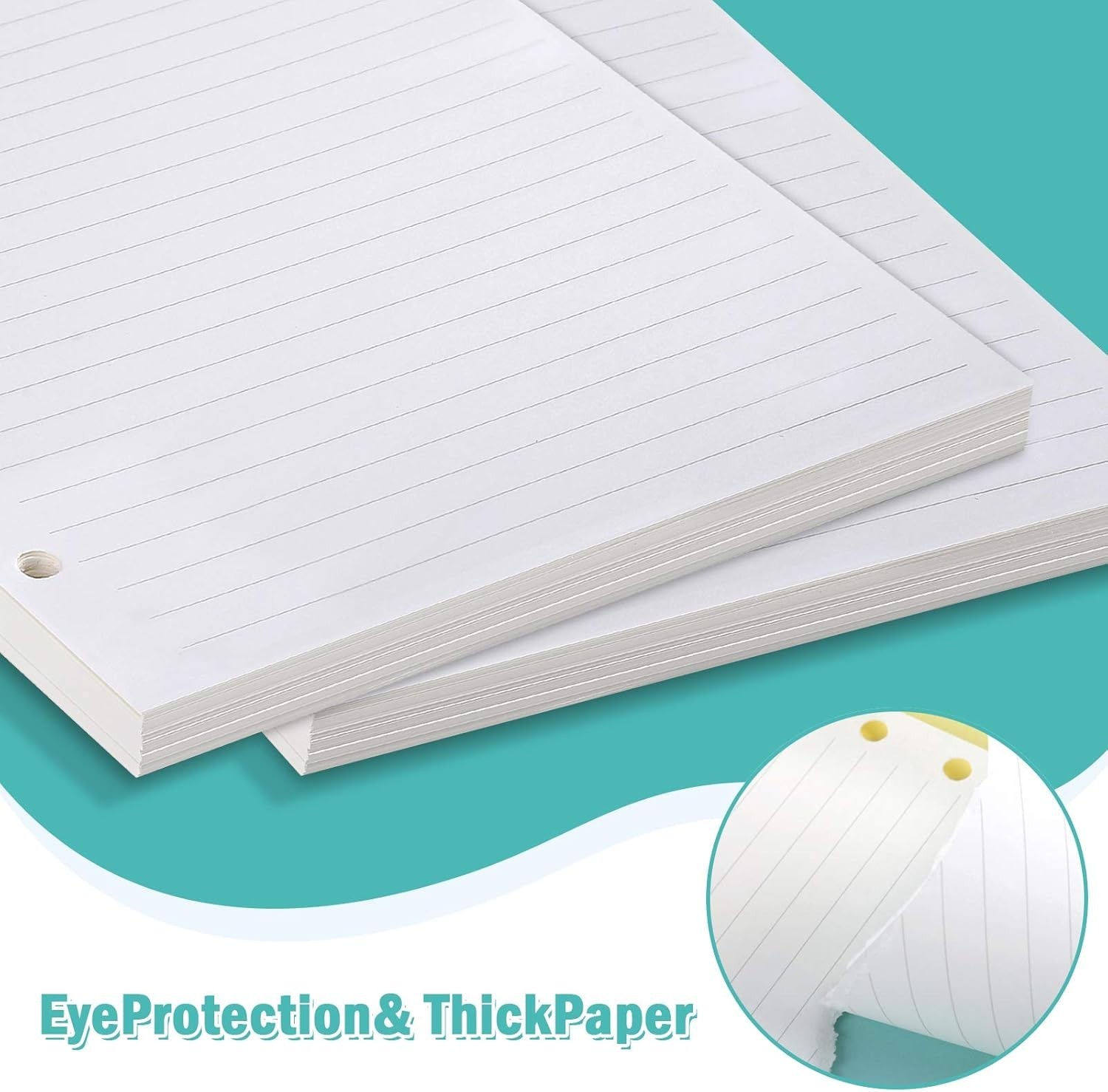 A6 Refill Paper 320 Pages Loose Leaf 6 Hole Notebook Planner Journals