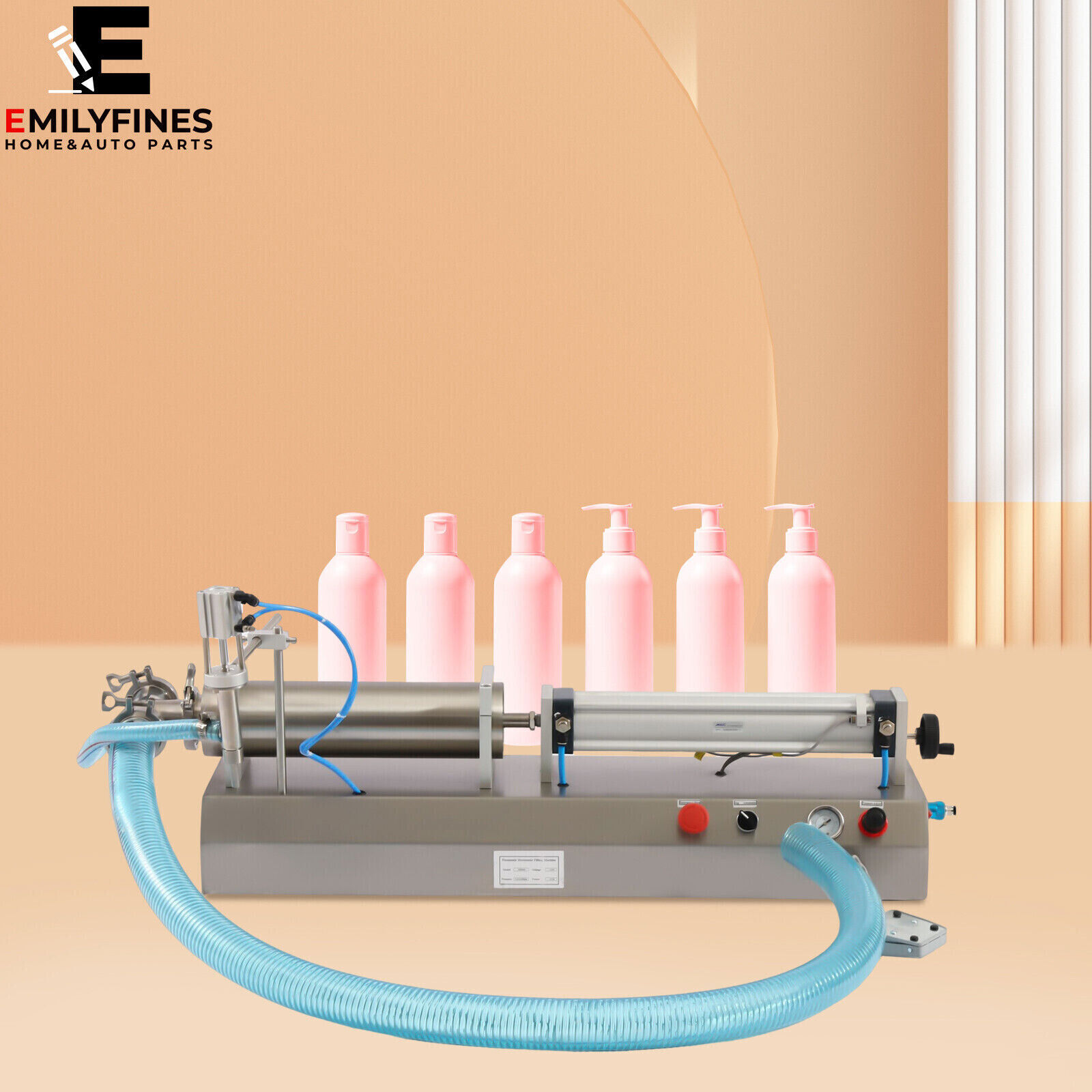Liquid Filling Machine Pneumatic Piston Filler Single Head Filler 300-2500ml NEW