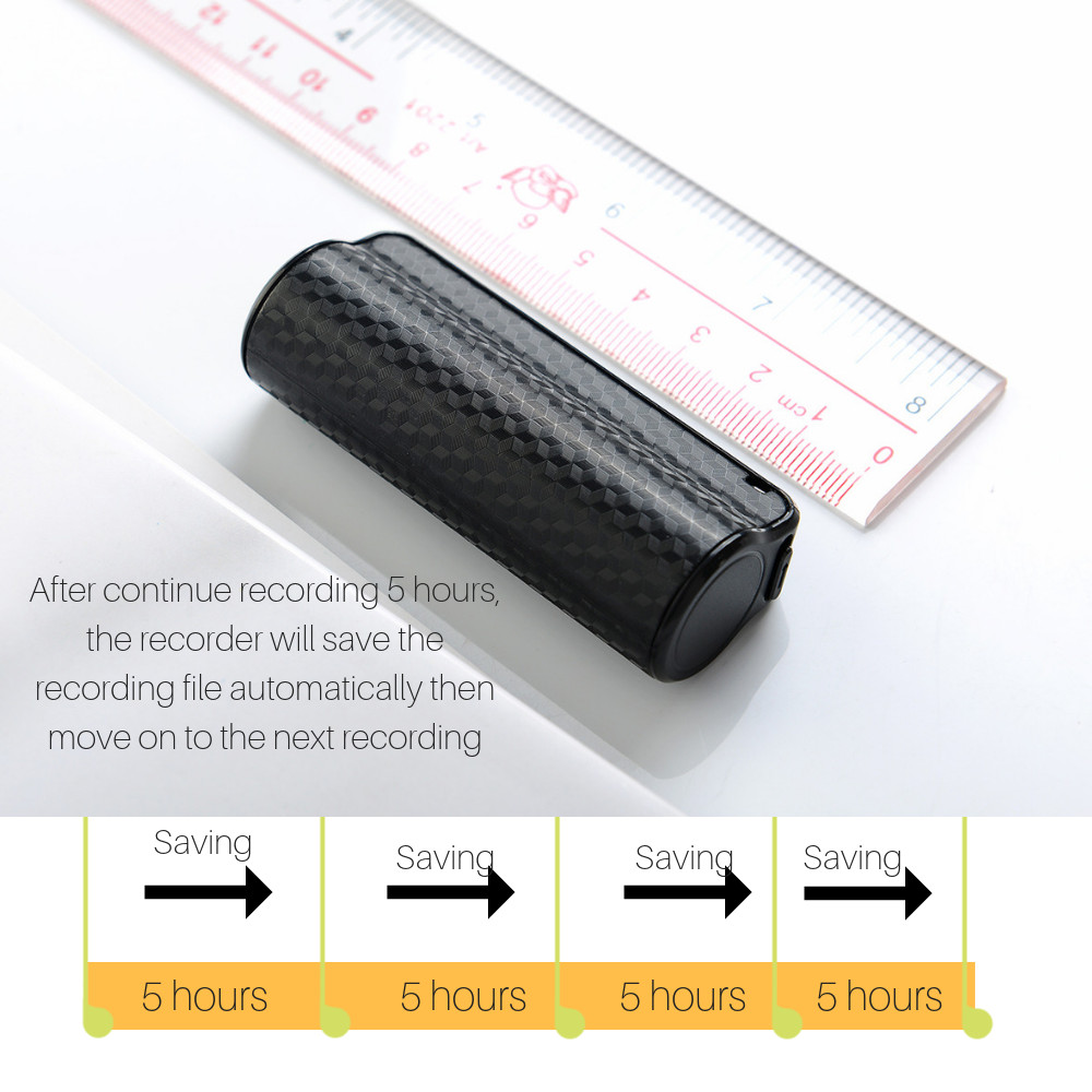 16/32GB Spy Digital Voice Activated Recorder Mini Hidden Audio Recording Device