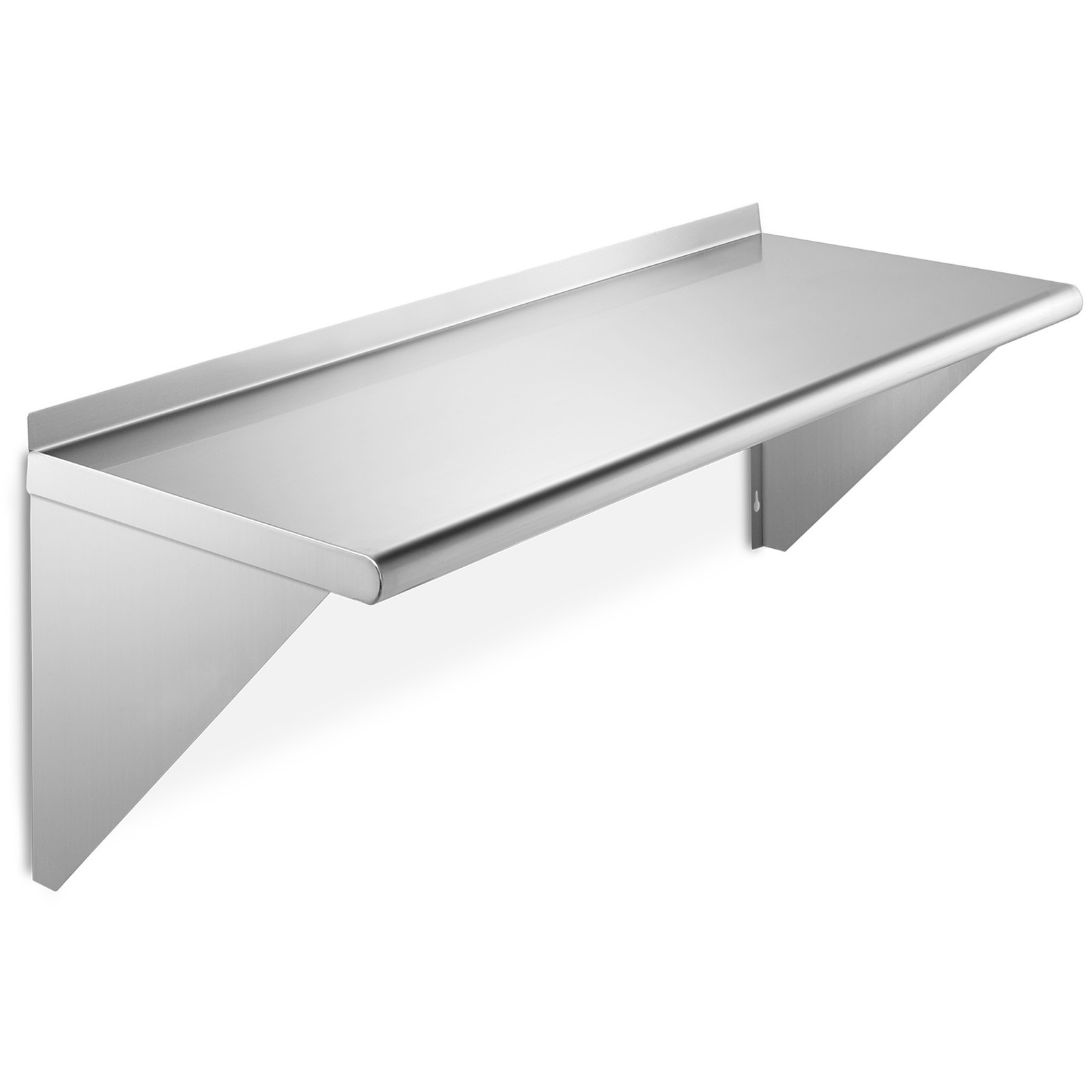 Stainless Steel 18″ x 48″ 16GA Commercial Kitchen Wall Shelf Restaurant Shelving