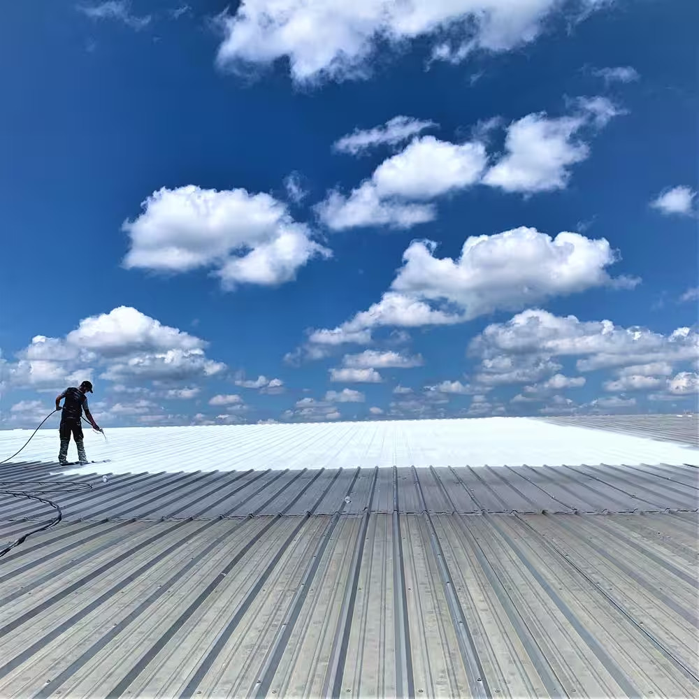 5 Gal. White Maximum-Stretch Rubber and Acrylic Reflective Roof Coating