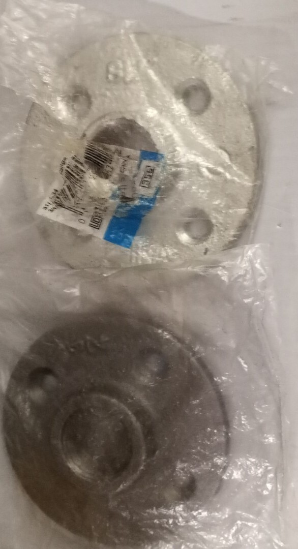 LDR 3/4” Galvanized Floor Flange 310 F-34 Lot of 2 From Vietnam and China