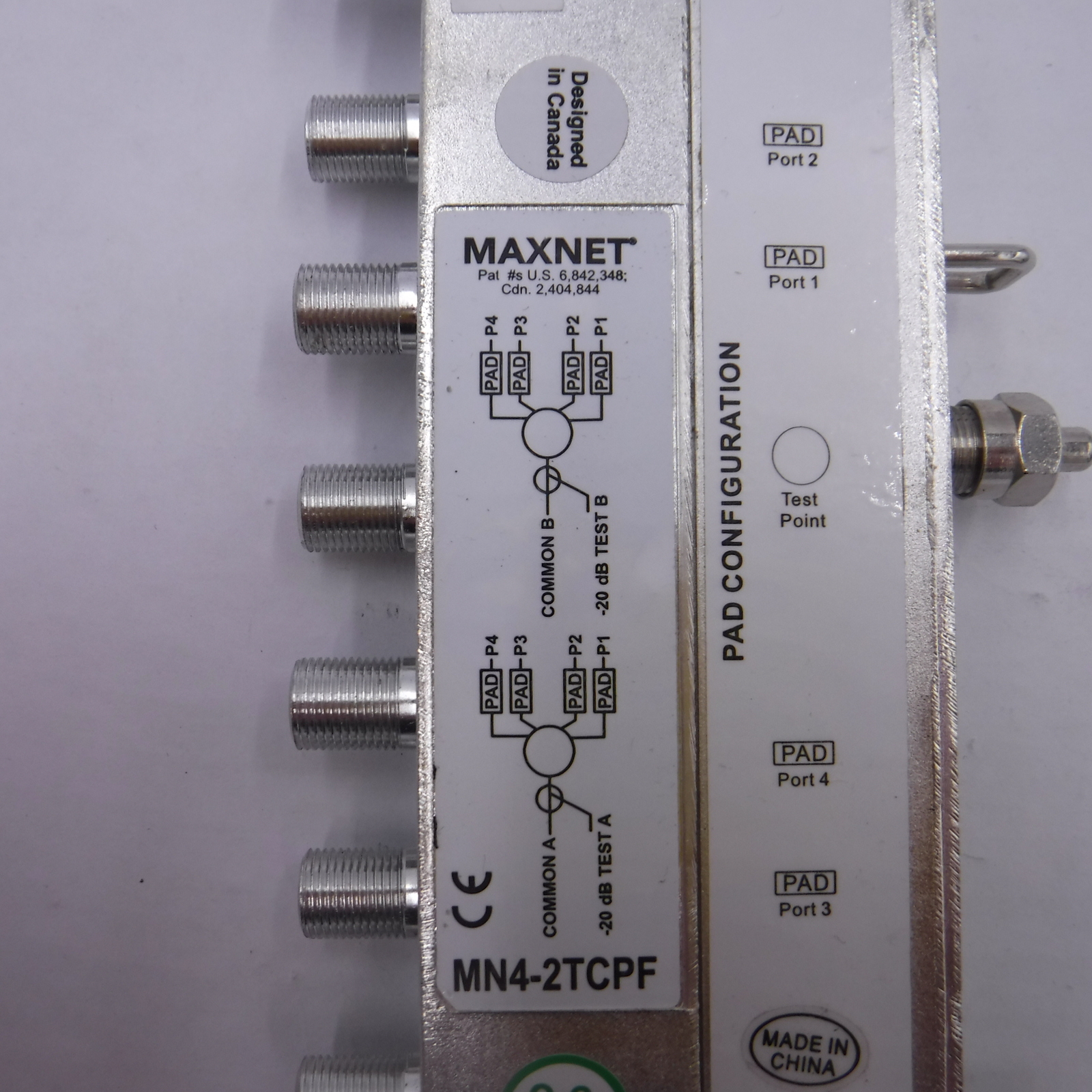 ATX Maxnet MN4-2TCPF Dual 4-Way Module Combiner 2-20db