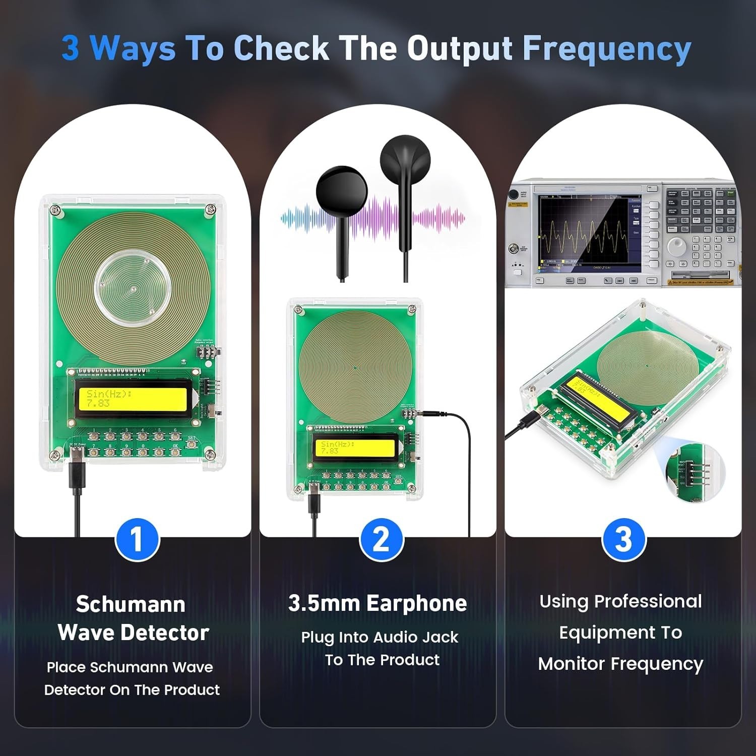 Frequency Generator for Healing with Protective Gift Box & User-Friendly Design