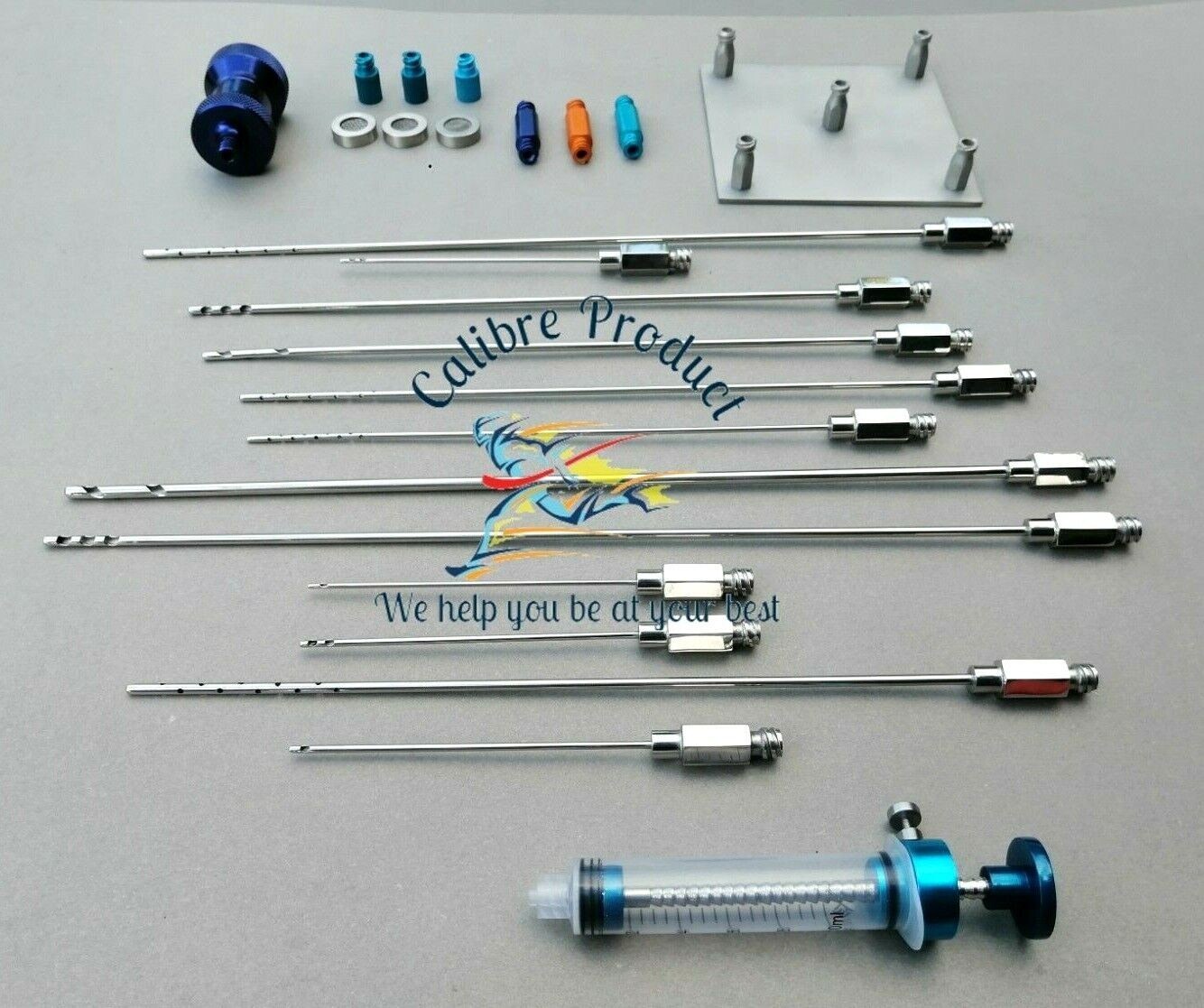 Set Of 21 Liposuction Luer Lock & Nano Fat Transfer Cosmetic And Plastic Surgery