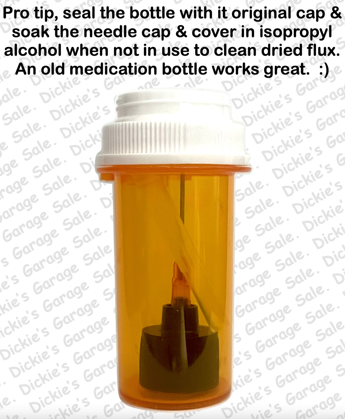 2.5oz / 73.9ml KESTER 186 RMA NO CLEAN LIQUID FLUX NEEDLE TIP BOTTLE