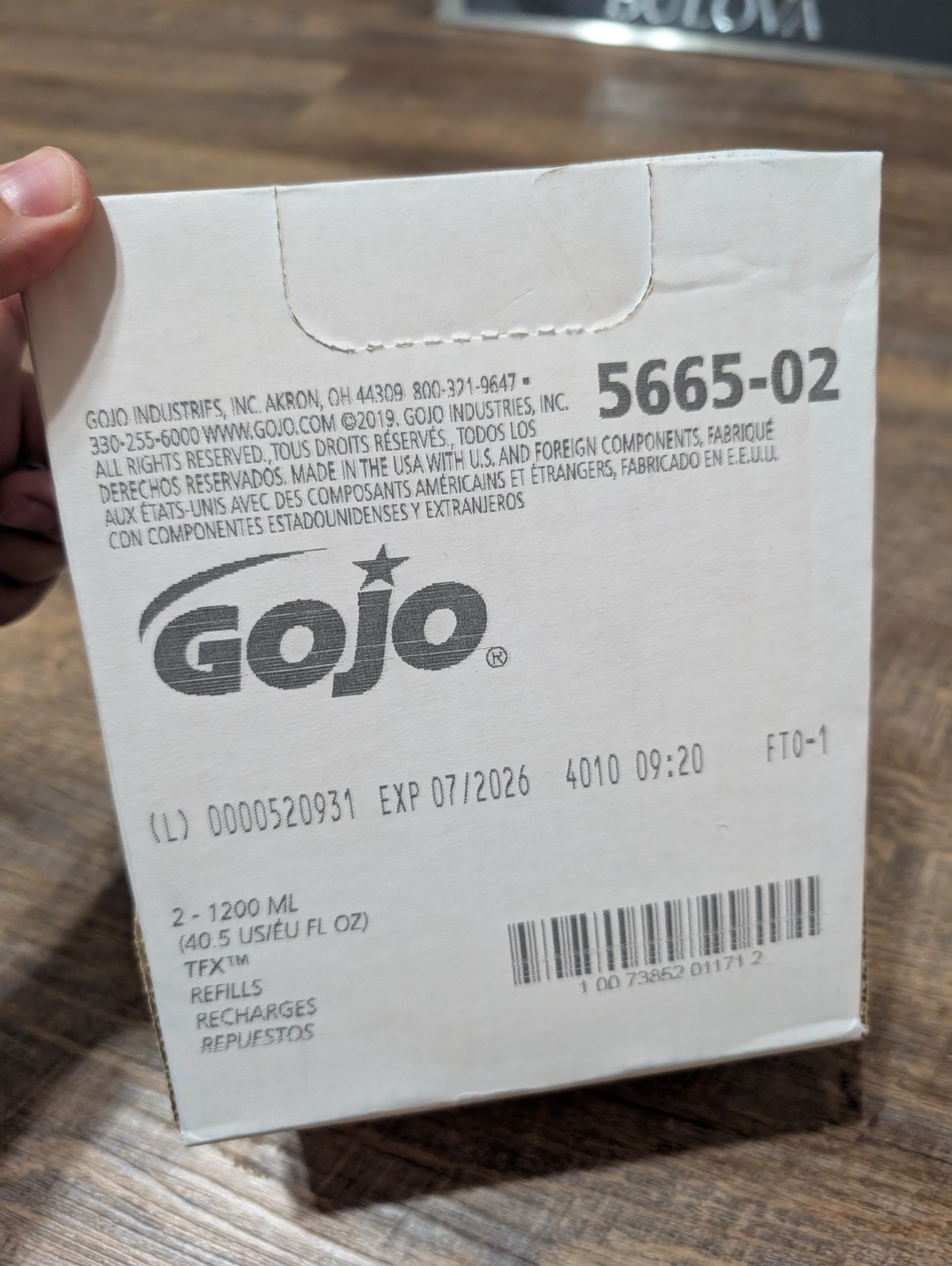2 GOJO Green Certified Foam Hand Cleaner Fragrance Free EcoLogo Certified 1200