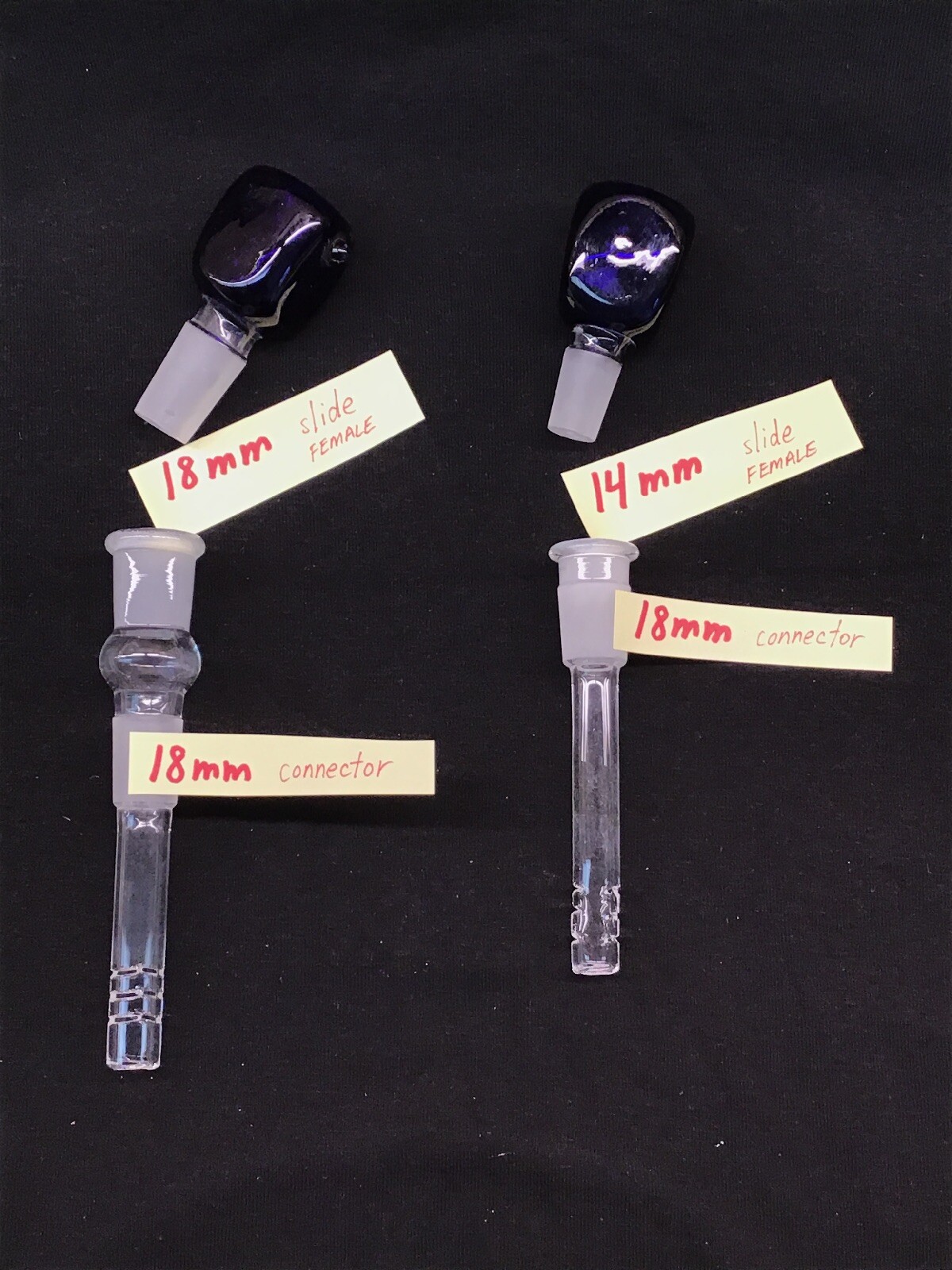 Glass Downstem Water 14mm 18mm FEMALE 3″ to 6″ ~BUY 2 GET 1 FREE~ FF