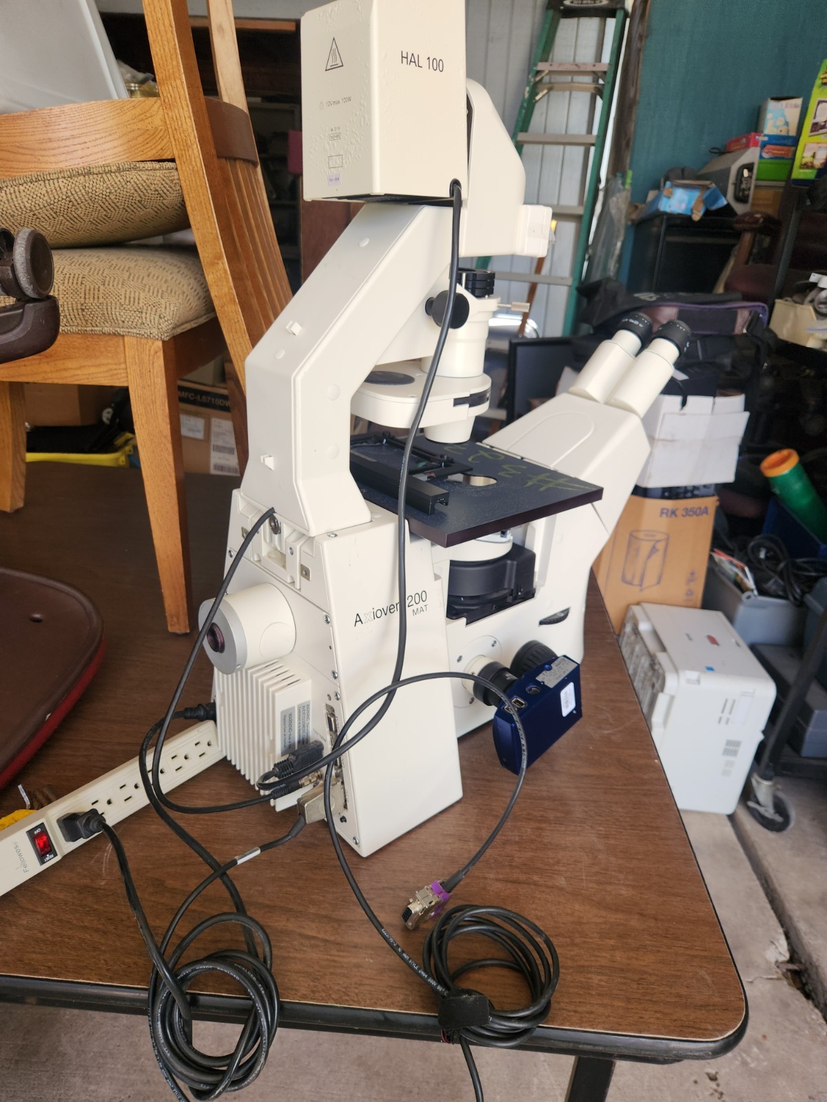 Zeiss Axiovert 200 Inverted Microscope with AXIOcam mrc5