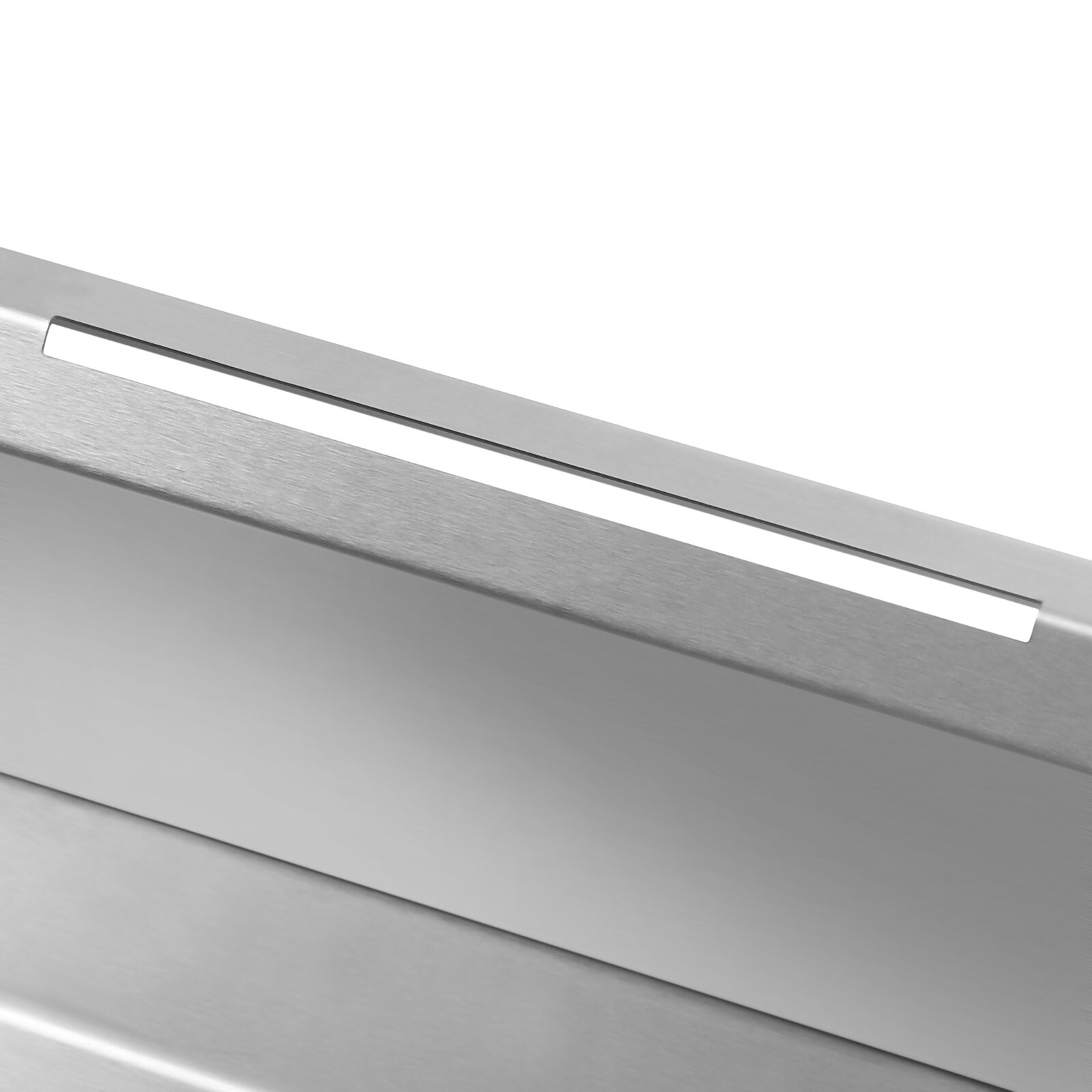 1 Compartment Kitchen Sink Prep Table With 360°Faucet Commercial Stainless Steel