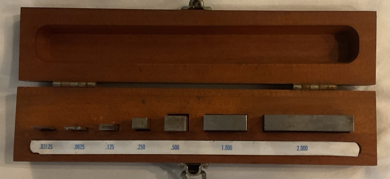 Vintage Johansson Gage blocks Brown & Sharpe Mfg. Co. – .03125 – 2.000