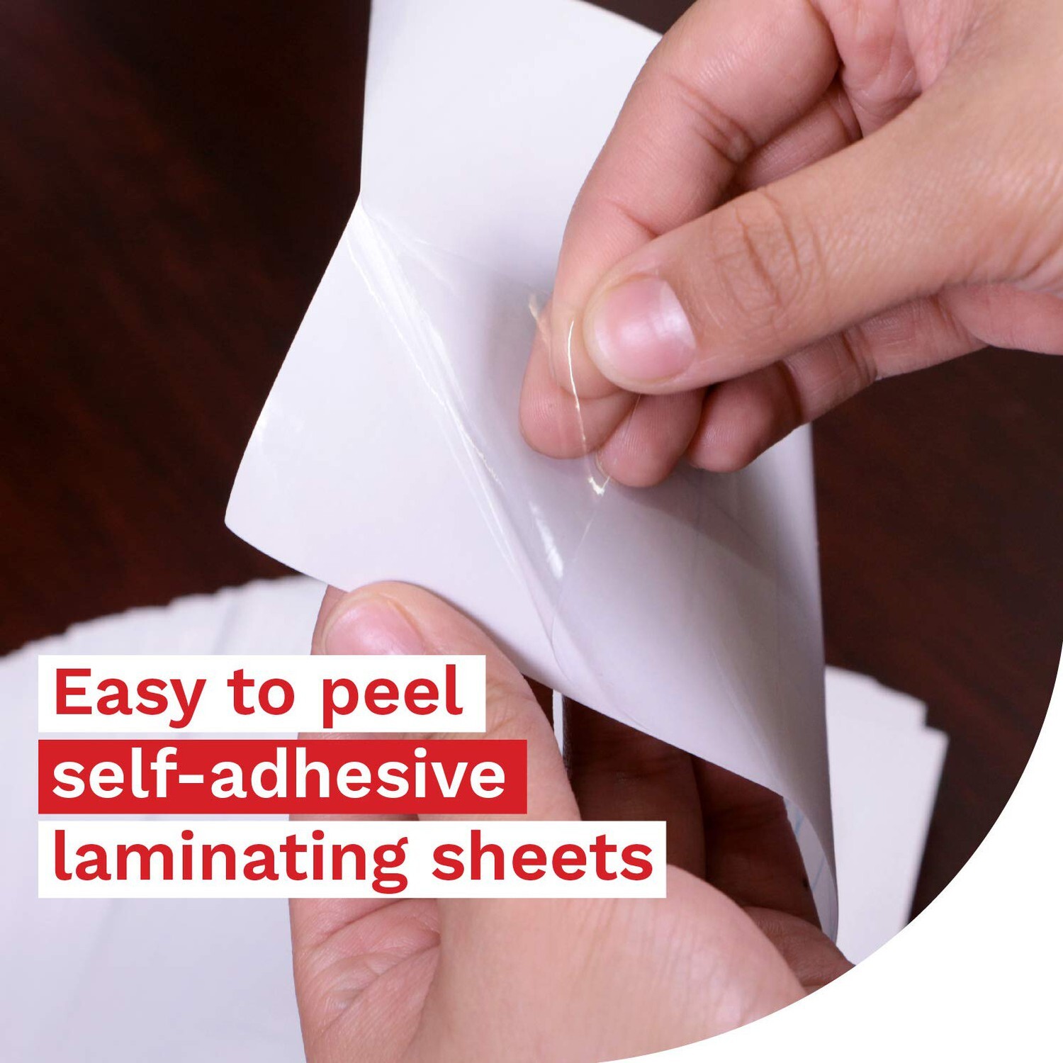 XFasten Self-Adhesive Laminating Sheets, 6 x 9 Inches, Pack of 100, 4.76 mil,…