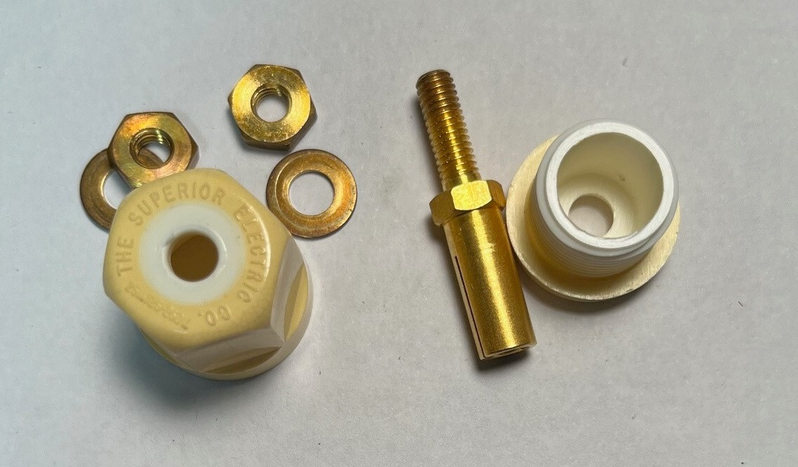 Superior Electric RS25GWT Connector Socket Receptacle 25A White