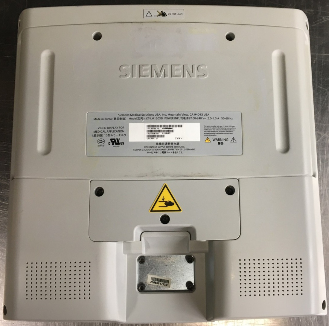 SIEMENS ACUSON X300 KT-LM150XD 10427540 LCD Monitor Video Display WARRANTY TESTE