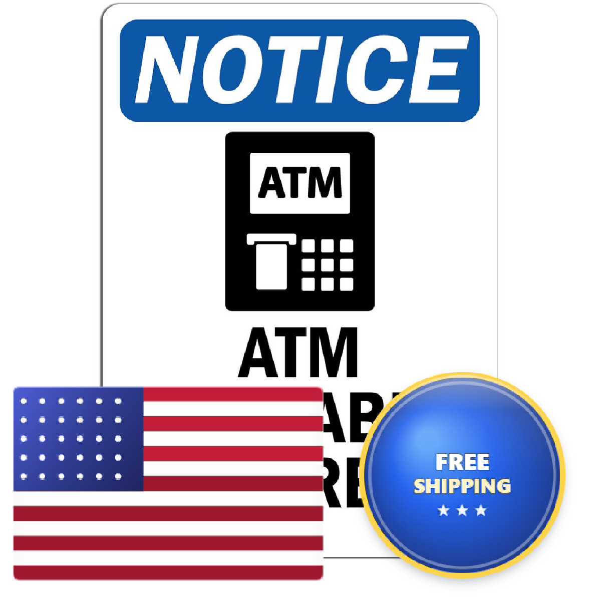 Signmission Osha – Atm Available Plastic Your Business Construction Site